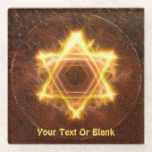 Starbrand Glazen Onderzetter (Voorkant)