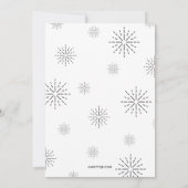 Starburst 1 Photo Holiday Card in Green Feestdagenkaart (Achterkant)