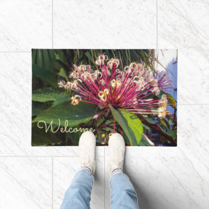 Starburst Clerodendrum Bloemen Deurmat