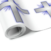 STARBURST CROSS CADEAUPAPIER (Rol Hoek)