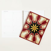 Starburst | Deep Crimson & Gold Luxury Organizer w (Devant avec enveloppe)