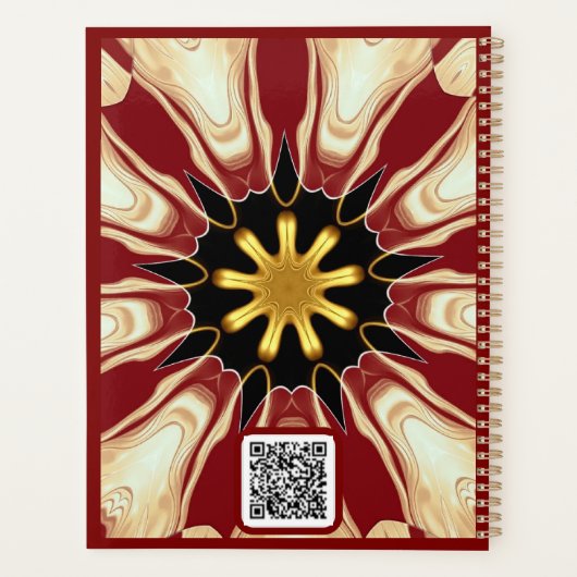 Starburst | Deep Crimson & Gold Luxury Organizer w (Dos)