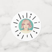 STARBURST | Editable Simple Fun Custom Photo Confetti (Kleine voorkant)