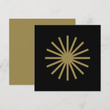 Starburst Goud & Zwart