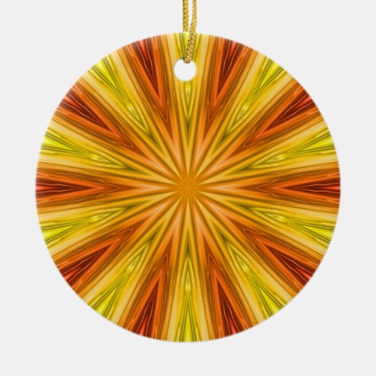 Starburst kaleidoscoop ornament (Voorkant)