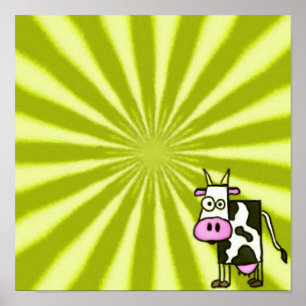 Starburst-Koe afdrukken Poster