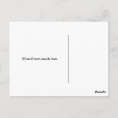 Starburst Masquerade Party Masker Briefkaart (Achterkant)