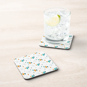 Starburst Mid Century Modern patroon Bier Onderzetter