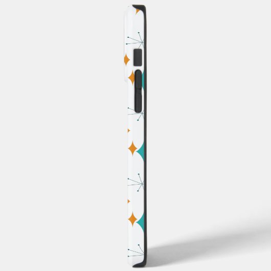 Starburst modern patroon uit midden eeuw Case-Mate iPhone case (Achterkant / Links)