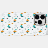 Starburst modern patroon uit midden eeuw Case-Mate iPhone case (Achterkant (horizontaal))