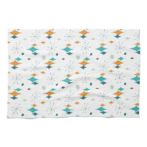 Starburst modern patroon uit midden eeuw