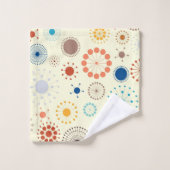 Starburst moderne du milieu du siècle (Gant de toilette)