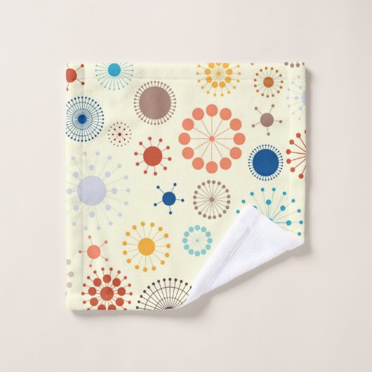 Starburst moderne du milieu du siècle (Gant de toilette)