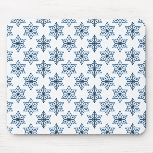 Starburst Mousepad, blauw Muismat (Voorkant)