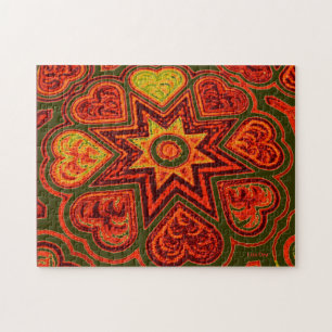 'Starburst of Love' Jigzaag Puzzle Legpuzzel
