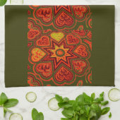 'Starburst of Love' Kitchen Towel Theedoek (Gevouwen)