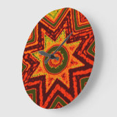 'Starburst of Love' Wall Clock Grote Klok (Hoek)