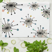 Starburst Pattern Atomic Era Mid-eeuwse Modern Theedoek (Gevouwen)