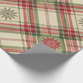 Starburst Plaid Cadeaupapier (Hoek)