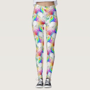 Starburst Princess Unicorn met sterren Leggings