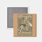 Starburst séché Bienvenue dans le Magnet du quarti (Recto/Verso)