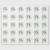 STARBURST | Simple Custom Fun Photo Wrapping Paper Cadeaupapier (Vlak)