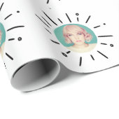 STARBURST | Simple Custom Fun Photo Wrapping Paper Cadeaupapier (Rol Hoek)