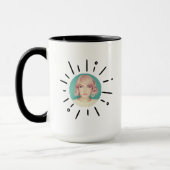 STARBURST | Simple Fun & Playful Custom Photo Mug (Gauche)