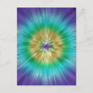 Starburst Tie Dye Briefkaart