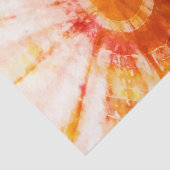 Starburst Tie Dye Craft-themapapier in warme kleur Tissuepapier (Detail)