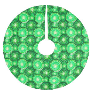 Starbursts en pinwheels, donkerdengroen kerstboom rok