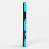Starbursts en pinwheels, marjoen en turquoise Case-Mate iPhone case (Achterkant/rechts)
