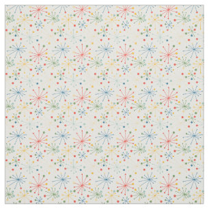 Starbursts in kleur stof