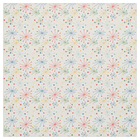 Starbursts in kleur stof (Swatch)