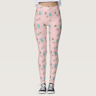 Starbursts Pink Iconique Leggings