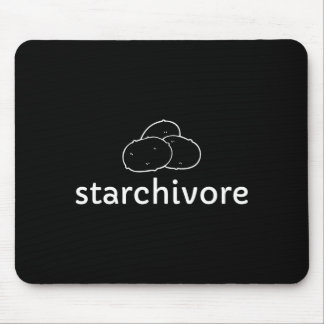 Starchivore aardappelliefhebbers plantaardig en ve muismat