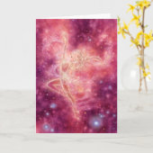 Stardancer-Wenskaart Kaart (Gele Bloem)