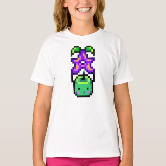 Stardew Valley - Junimo met Stardrop T-shirt (Voorkant)