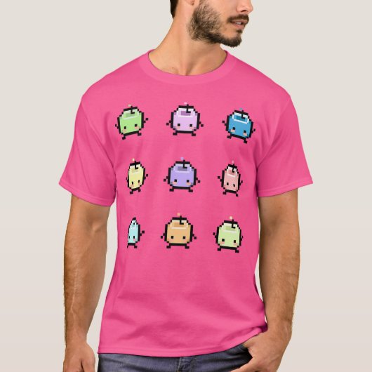 Stardew Valley Pastel Junimos T-shirt (Voorkant)