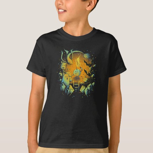 Stardew Valley - Scared Junimo T-shirt (Voorkant)