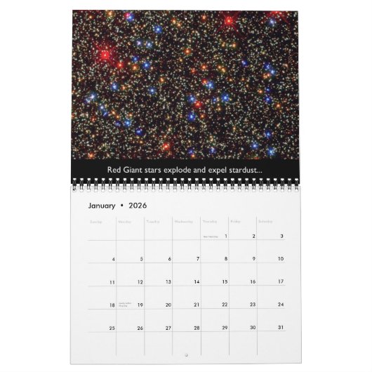 Stardust aan Stardust 2012 Kalender (Jan 2026)