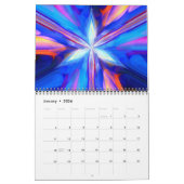 Stardust Abstracte kunst van de sterren Kalender (Jan 2026)