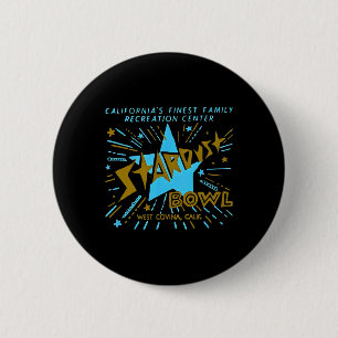 Stardust Bowl Bowling Retro West Covina Lo Ronde Button 5,7 Cm