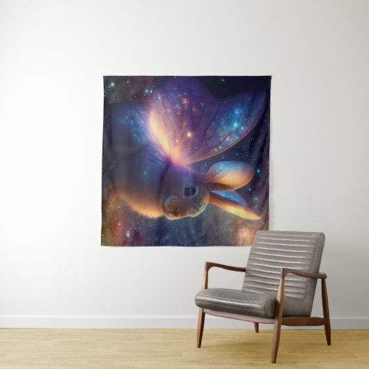 Stardust Bunny Wandkleed (In Situ (horizontaal))