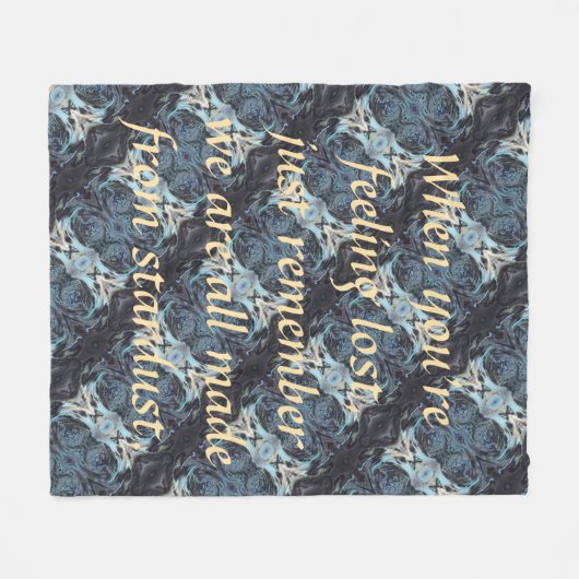 Stardust fleece deken (Voorkant (Horizontaal))