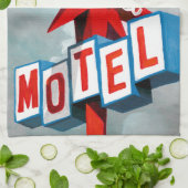 Stardust Motel Sign Theedoek (Gevouwen)