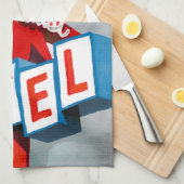 Stardust Motel Sign Theedoek (Quarter Fold)