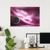 Stardust Nebula Poster (Thuiskantoor)