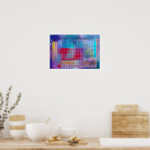Stardust Periodic Table Poster (Keuken)