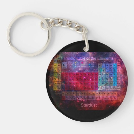 Stardust Periodic Table Sleutelhanger (Voorkant)